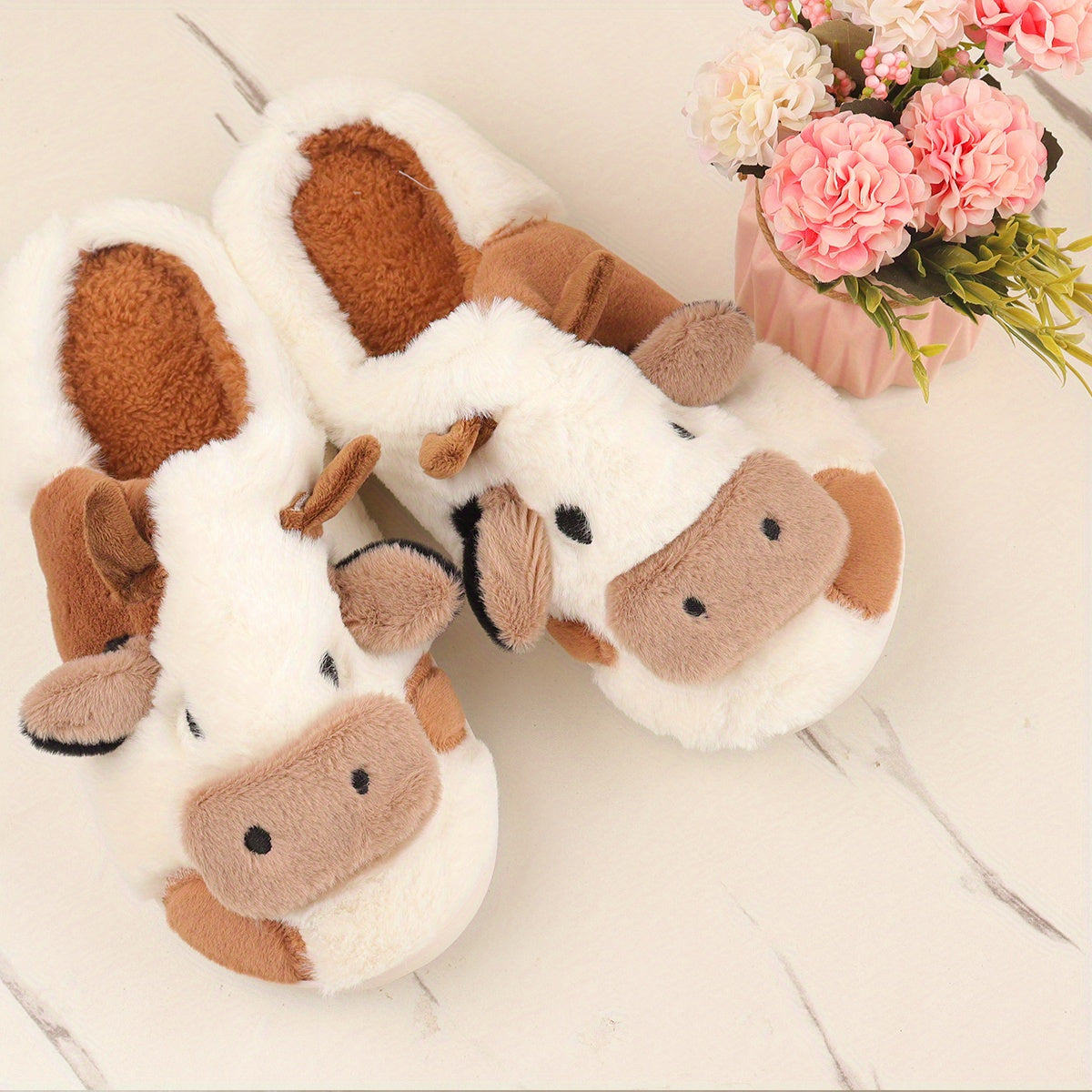 Cow Slippers