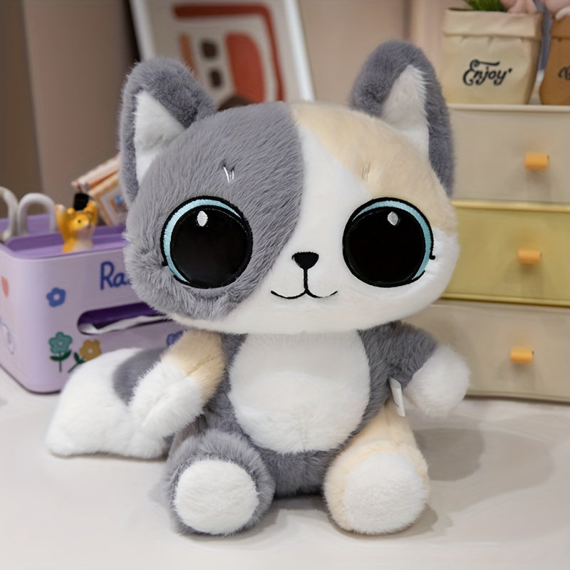 Cat Plush Big Eyes - Stuffed Plush Toys