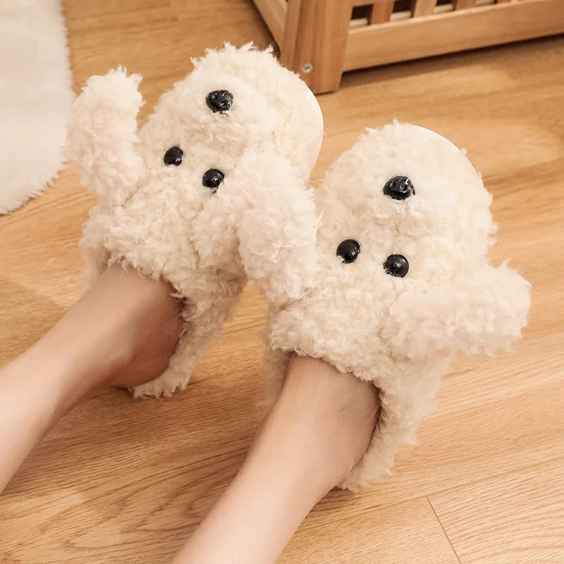 Poodle Dog Slippers